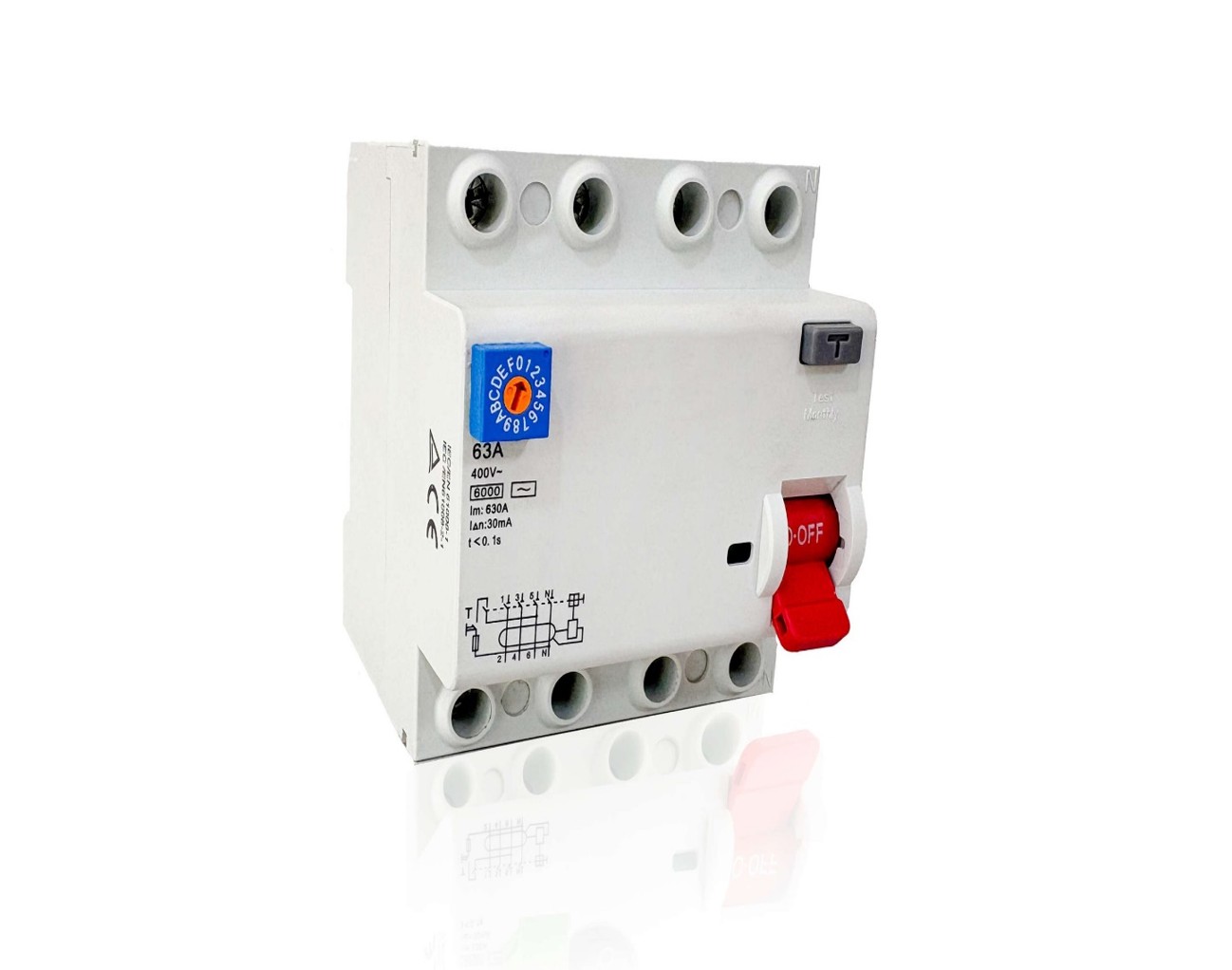 image of product کلید و رله حفاظت جریان نشتی و ولتاژ تماس RCCVD