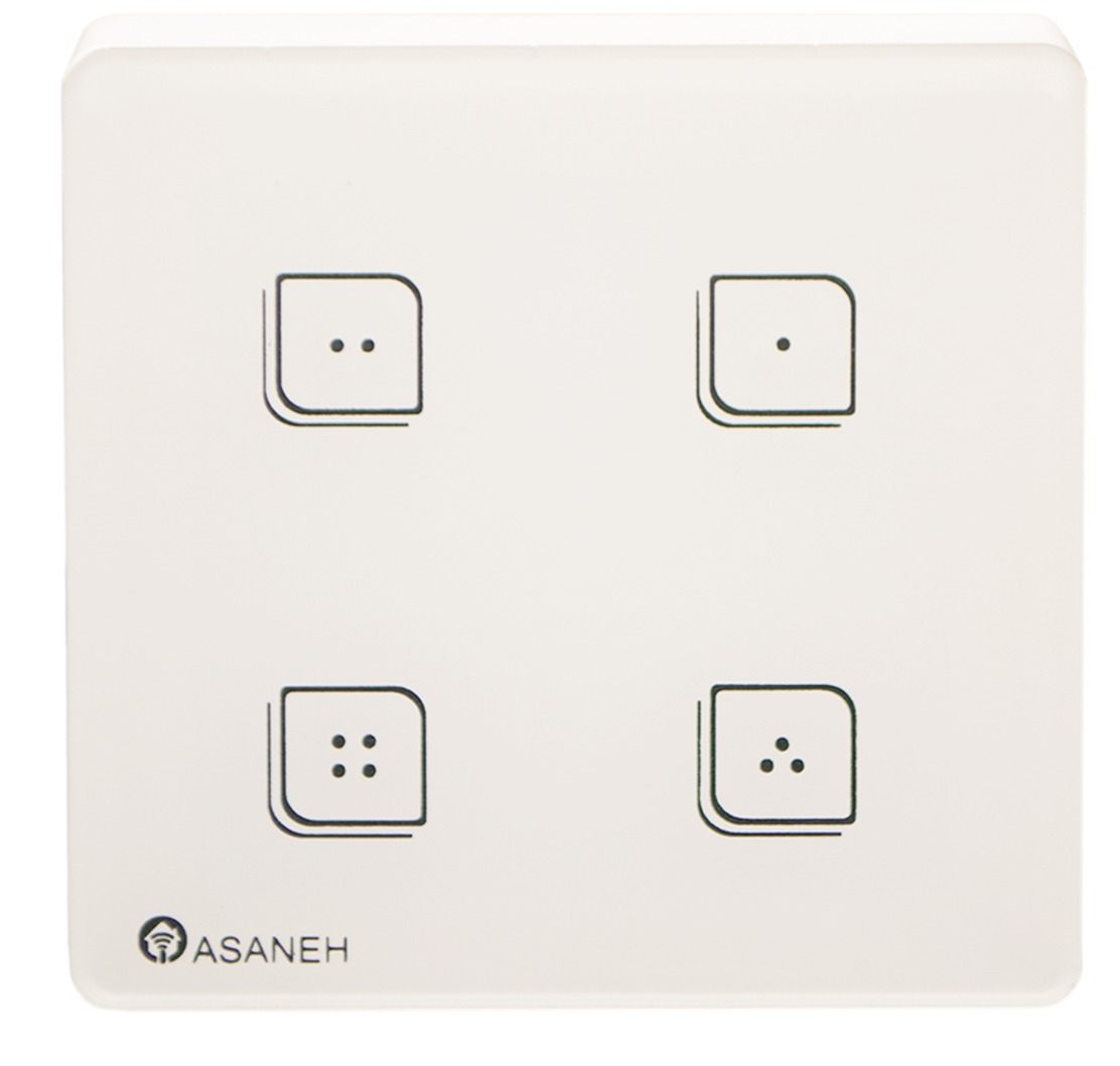 image of product کلید لمسی هوشمند دو پل آسانه